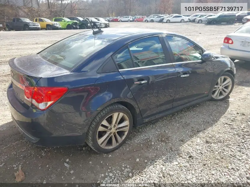 1G1PG5SB5F7139717 2015 Chevrolet Cruze Ltz