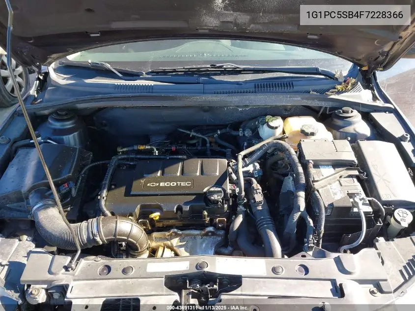 1G1PC5SB4F7228366 2015 Chevrolet Cruze 1Lt Auto
