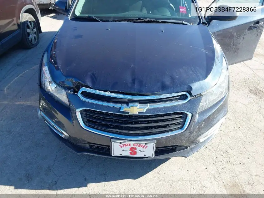 1G1PC5SB4F7228366 2015 Chevrolet Cruze 1Lt Auto