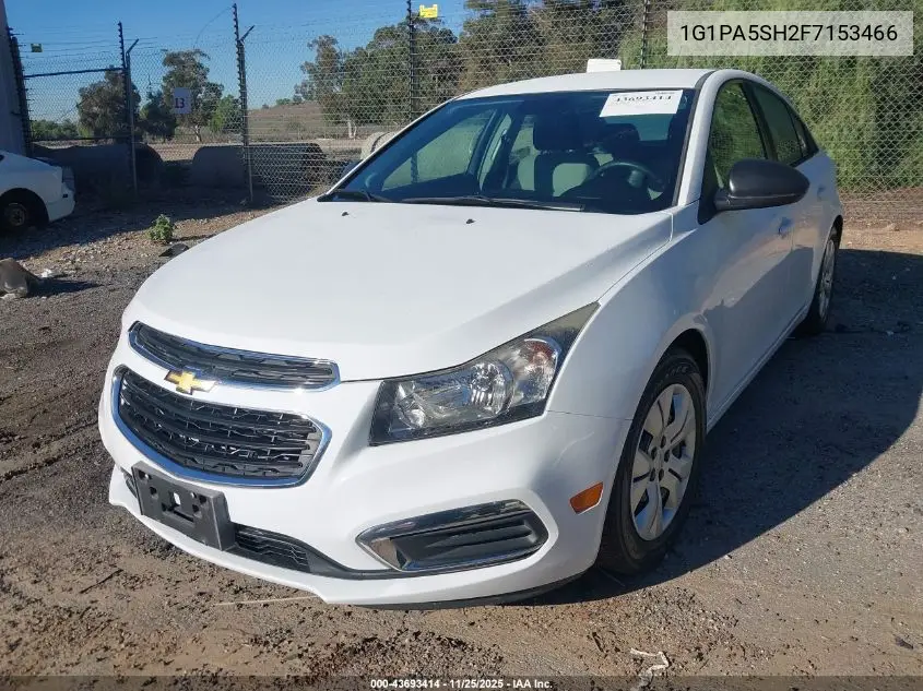 1G1PA5SH2F7153466 2015 Chevrolet Cruze Ls Auto