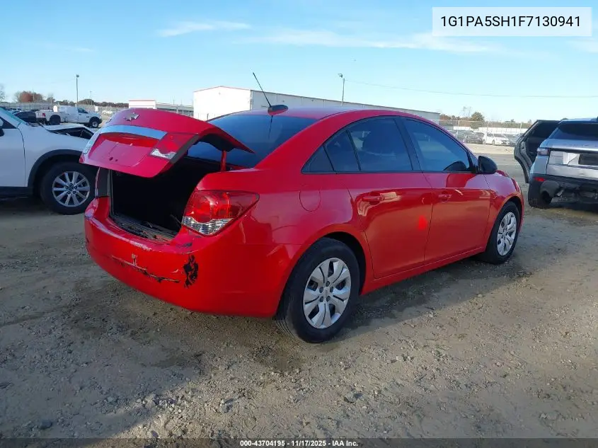 1G1PA5SH1F7130941 2015 Chevrolet Cruze Ls Auto