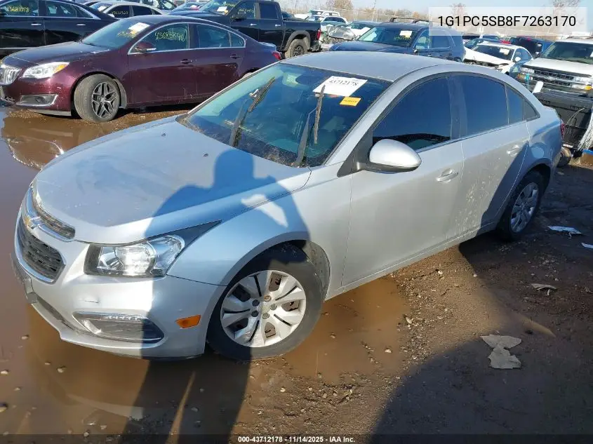 1G1PC5SB8F7263170 2015 Chevrolet Cruze 1Lt Auto