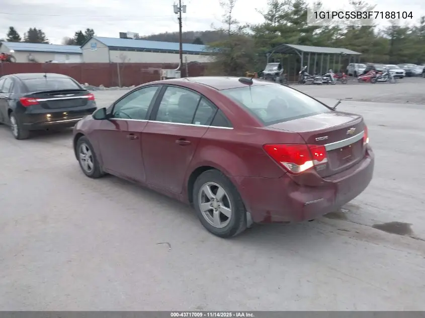 1G1PC5SB3F7188104 2015 Chevrolet Cruze 1Lt Auto