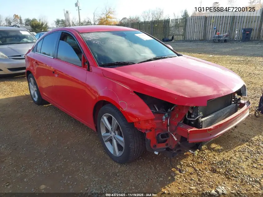 1G1PE5SB4F7200125 2015 Chevrolet Cruze 2Lt Auto