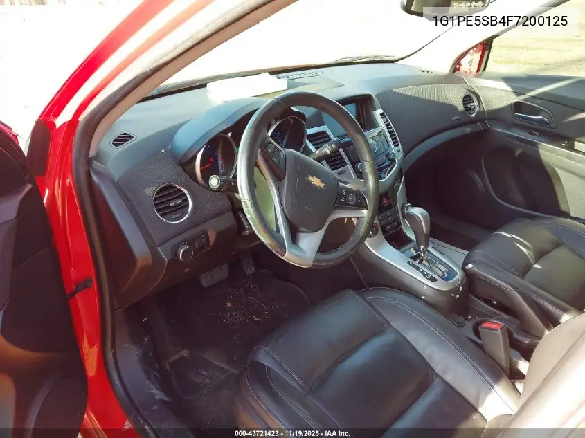 1G1PE5SB4F7200125 2015 Chevrolet Cruze 2Lt Auto