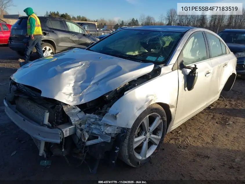 1G1PE5SB4F7183519 2015 Chevrolet Cruze 2Lt Auto