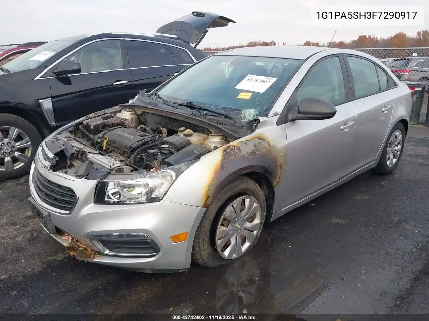 1G1PA5SH3F7290917 2015 Chevrolet Cruze Ls Auto