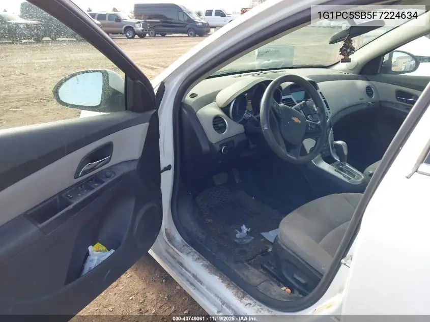 1G1PC5SB5F7224634 2015 Chevrolet Cruze 1Lt Auto