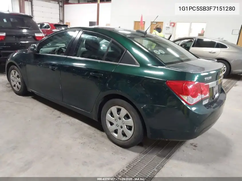 1G1PC5SB3F7151280 2015 Chevrolet Cruze 1Lt Auto