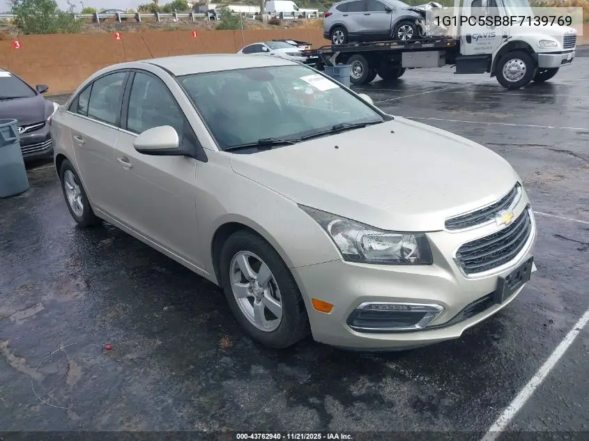 1G1PC5SB8F7139769 2015 Chevrolet Cruze 1Lt Auto