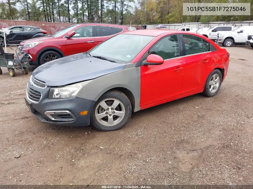 1G1PC5SB1F7275046 2015 Chevrolet Cruze 1Lt Auto