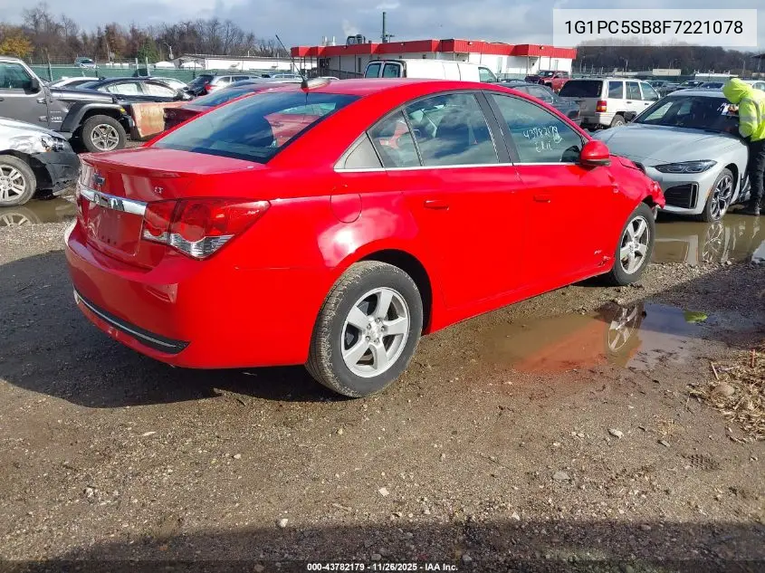 1G1PC5SB8F7221078 2015 Chevrolet Cruze 1Lt Auto