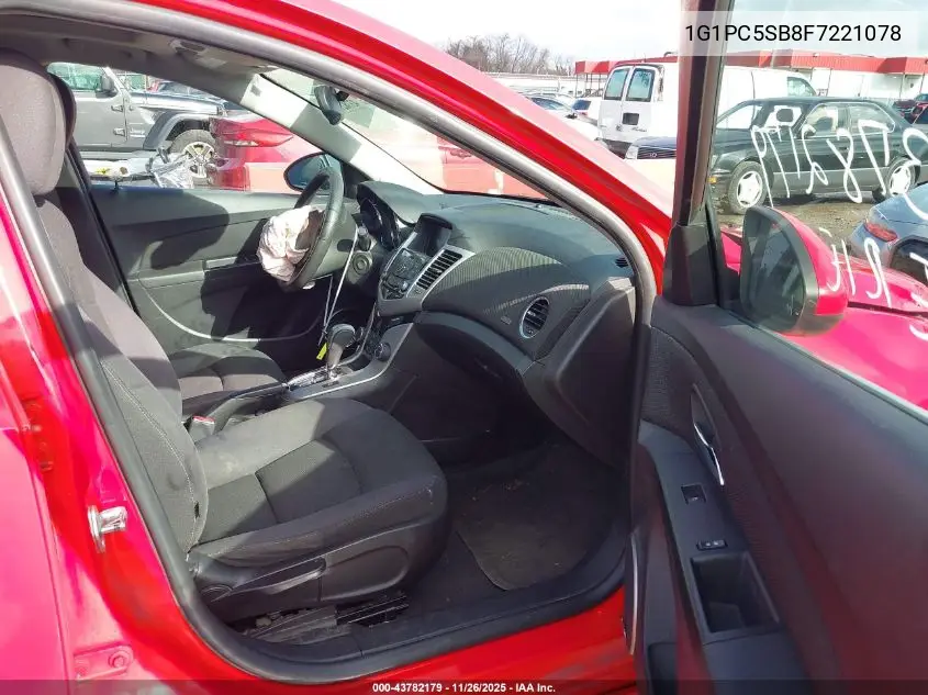 1G1PC5SB8F7221078 2015 Chevrolet Cruze 1Lt Auto
