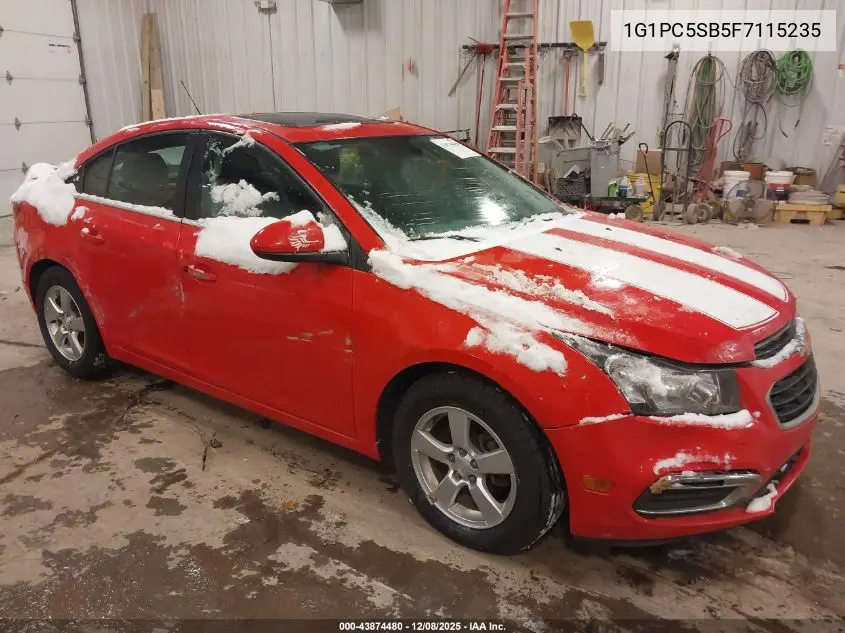 1G1PC5SB5F7115235 2015 Chevrolet Cruze 1Lt Auto