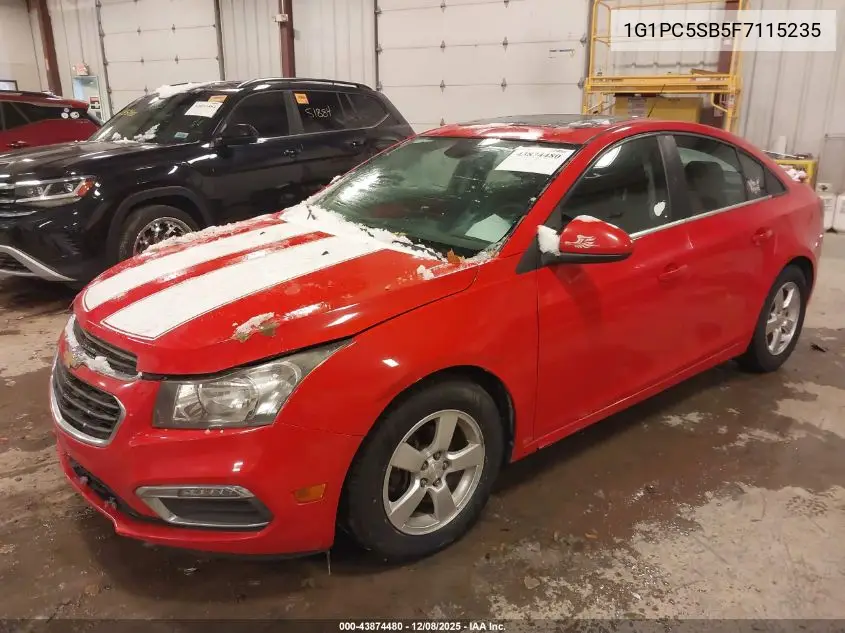 1G1PC5SB5F7115235 2015 Chevrolet Cruze 1Lt Auto
