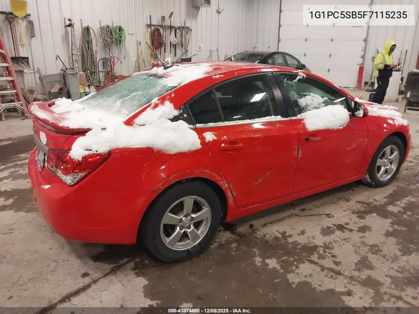 1G1PC5SB5F7115235 2015 Chevrolet Cruze 1Lt Auto