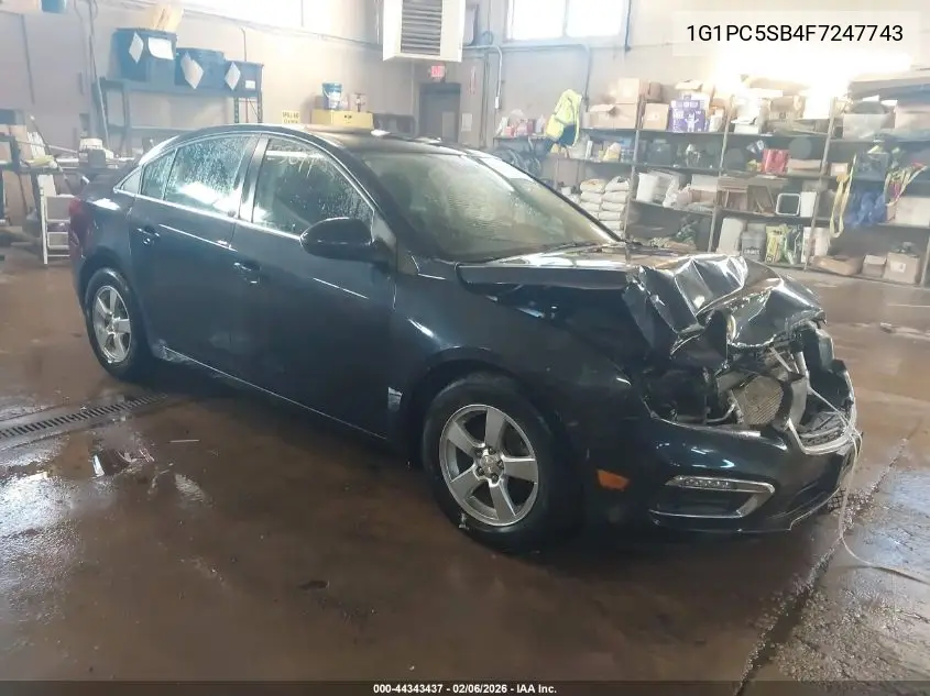 1G1PC5SB4F7247743 2015 Chevrolet Cruze 1Lt Auto