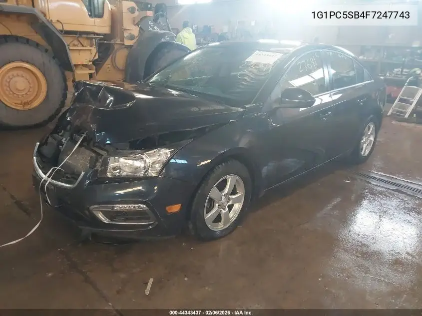 1G1PC5SB4F7247743 2015 Chevrolet Cruze 1Lt Auto