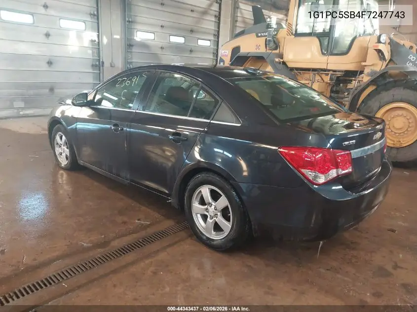 1G1PC5SB4F7247743 2015 Chevrolet Cruze 1Lt Auto