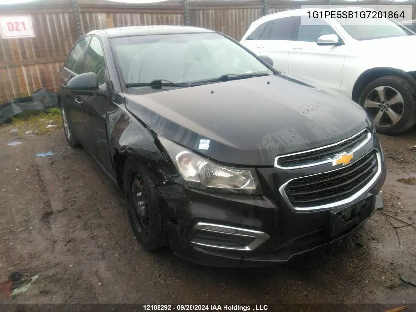 1G1PE5SB1G7201864 2016 Chevrolet Cruze Limited