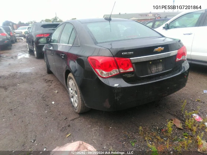 2016 Chevrolet Cruze Limited VIN: 1G1PE5SB1G7201864 Lot: 12108292