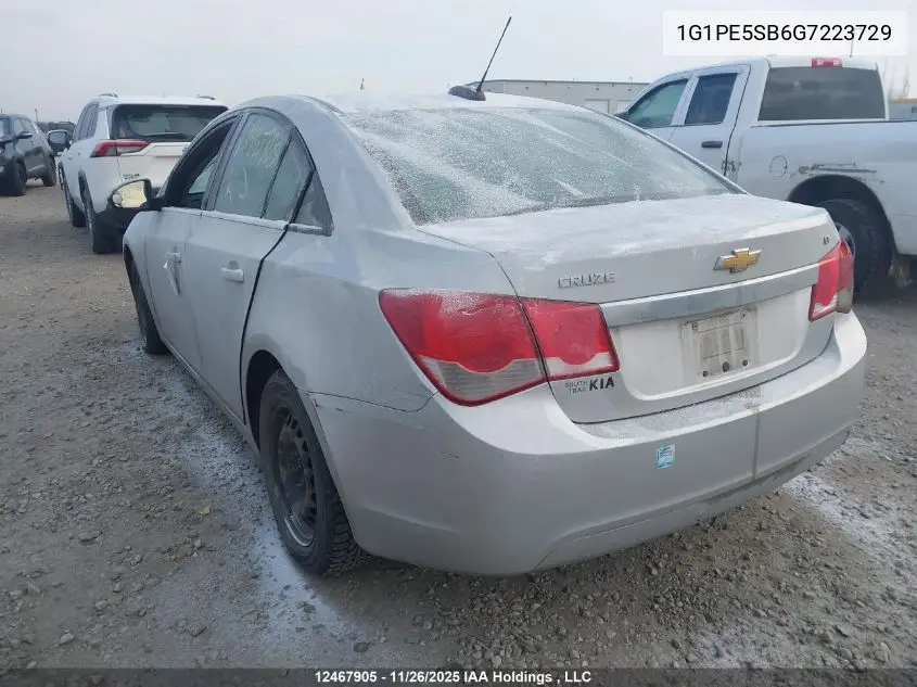 1G1PE5SB6G7223729 2016 Chevrolet Cruze Limited 1Lt