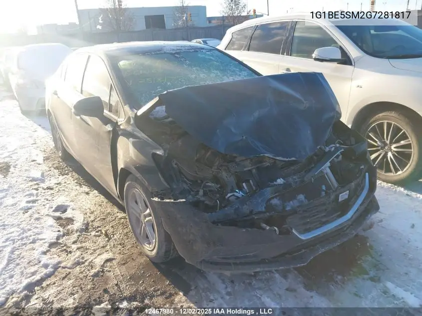 1G1BE5SM2G7281817 2016 Chevrolet Cruze