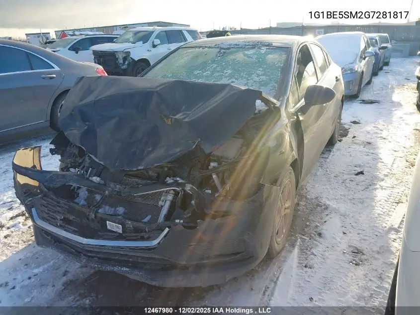 1G1BE5SM2G7281817 2016 Chevrolet Cruze