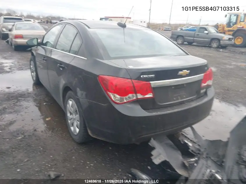 1G1PE5SB4G7103315 2016 Chevrolet Cruze Limited