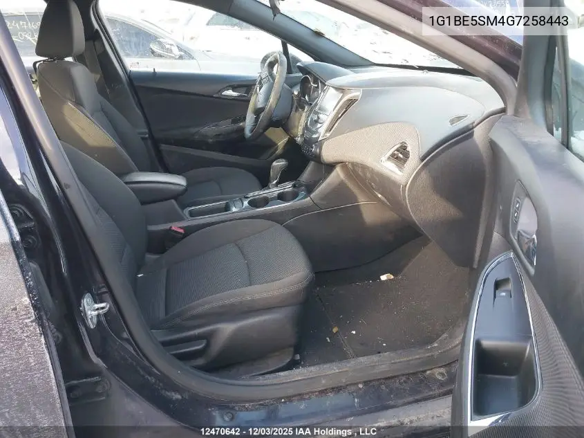 1G1BE5SM4G7258443 2016 Chevrolet Cruze Lt