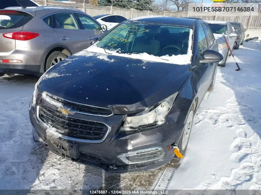 1G1PE5SB7G7146384 2016 Chevrolet Cruze Limited 1Lt