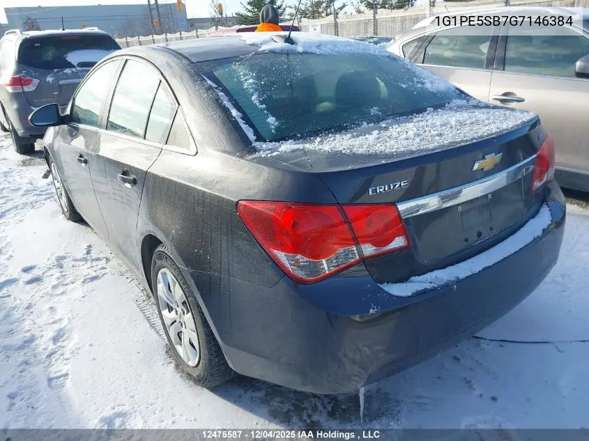 1G1PE5SB7G7146384 2016 Chevrolet Cruze Limited 1Lt