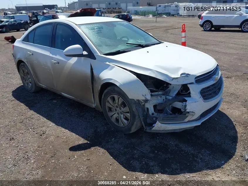 1G1PE5SB7G7114535 2016 Chevrolet Cruze Limited Lt