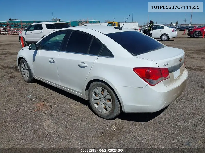 1G1PE5SB7G7114535 2016 Chevrolet Cruze Limited Lt