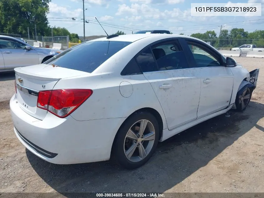 2016 Chevrolet Cruze Limited 2Lt Auto VIN: 1G1PF5SB3G7218923 Lot: 39834605