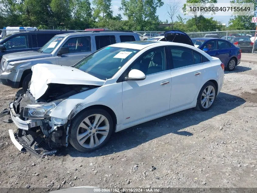 1G1PG5SB4G7155649 2016 Chevrolet Cruze Limited Ltz