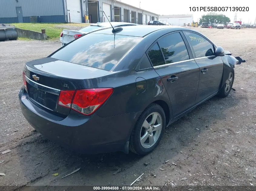 1G1PE5SB0G7139020 2016 Chevrolet Cruze Limited 1Lt Auto