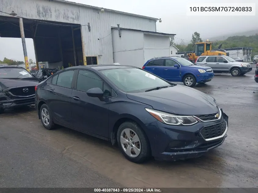 1G1BC5SM7G7240833 2016 Chevrolet Cruze Ls Auto