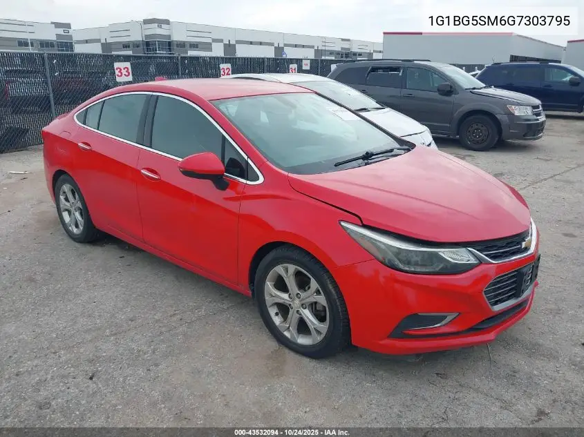 1G1BG5SM6G7303795 2016 Chevrolet Cruze Premier Auto