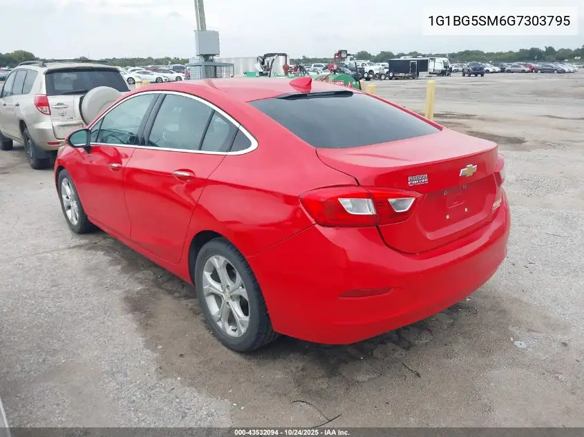1G1BG5SM6G7303795 2016 Chevrolet Cruze Premier Auto
