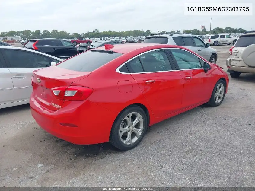 1G1BG5SM6G7303795 2016 Chevrolet Cruze Premier Auto