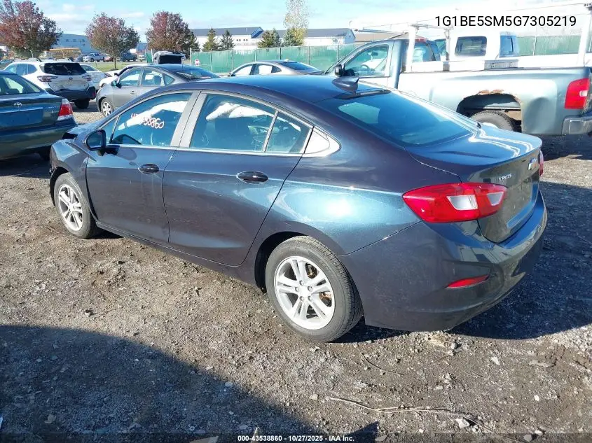 1G1BE5SM5G7305219 2016 Chevrolet Cruze Lt Auto