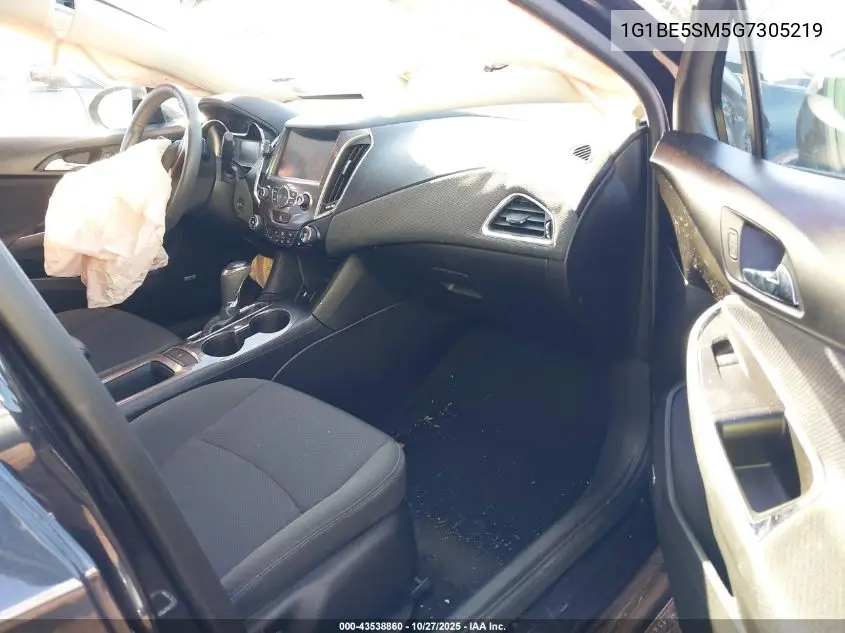 1G1BE5SM5G7305219 2016 Chevrolet Cruze Lt Auto