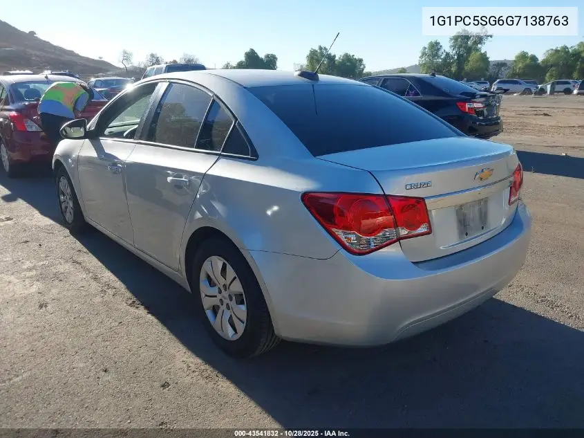 1G1PC5SG6G7138763 2016 Chevrolet Cruze Limited Ls Auto