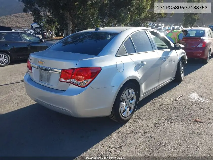 1G1PC5SG6G7138763 2016 Chevrolet Cruze Limited Ls Auto