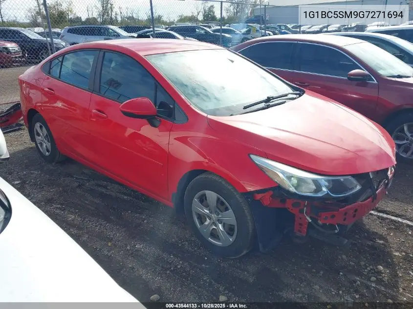 1G1BC5SM9G7271694 2016 Chevrolet Cruze Ls Auto