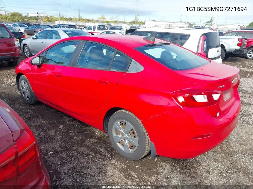 1G1BC5SM9G7271694 2016 Chevrolet Cruze Ls Auto
