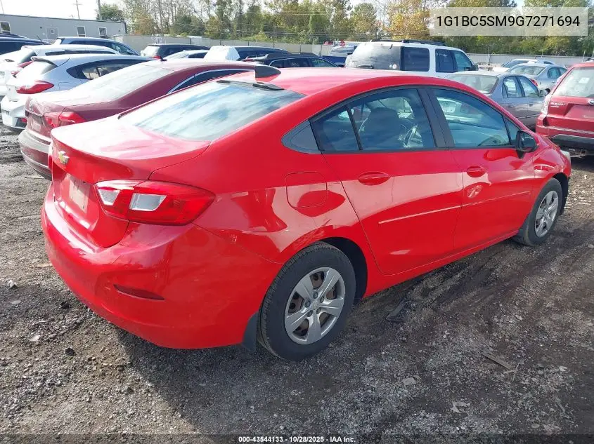 1G1BC5SM9G7271694 2016 Chevrolet Cruze Ls Auto