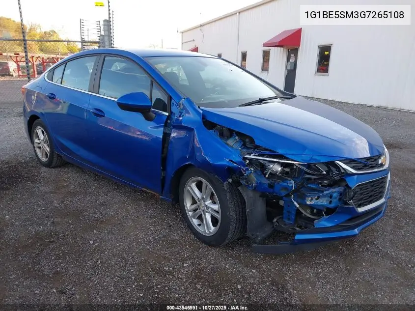 1G1BE5SM3G7265108 2016 Chevrolet Cruze Lt Auto