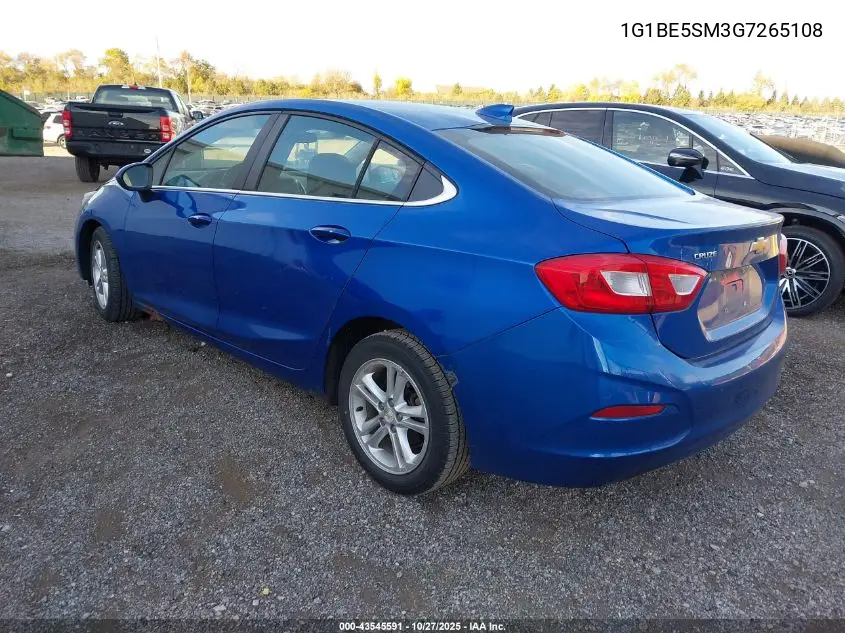 1G1BE5SM3G7265108 2016 Chevrolet Cruze Lt Auto